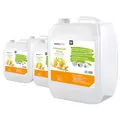 MICROACTIV Zitronensäure flüssig 4 x5 L - Kraftvoller Entkalker für Kaffeevollautomat, Wasserkocher & Dusche - Biologisch abbaubar - Ideal im Haushalt