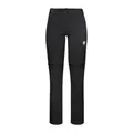 Mammut Outdoor Zip Off Pants Women | Wanderhose für Damen, Funktionshose zum Wandern und Trekking, Outdoorhose, Trekkinghose, Kletterhose, Lang & Kurz, 85% Polyamid, 15% Elasthan | Schwarz, 44