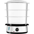 Elektrischer Dampfgarer Vapovita 3000 INOX edelstahl, 800 Watt, 3x 3 Liter