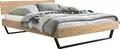 Massivholzbett HASENA "Asti", braun (eiche bianco, geölt, eiche bianco, geölt), B:146cm H:36cm L:214cm