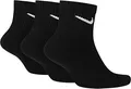 NIKE Socken Herren Damen Weiß Schwarz Kurz 8 Paar Knöchel-Hoch 8er Pack Sparset Sportsocken 34-38 38-42 42-46 46-50, Größe:42-46, Farbe:weiß/weiß/schwarz