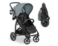 Hauck Kinder-Buggy Rapid 4D - Jungle Green, Sportwagen mit Einhand-Faltmechanismus, höhenverstellbar bis 25 kg