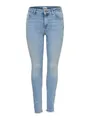 ONLY Stretch-Jeans ONLBLUSH MID SK ANK RAW DNM REA306