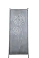 finehomegarden Gartenstecker Stele Metall Pusteblume Sichtschutz grau (1-St) Windschutz Outdoor H165cm B52cm Dekowand Garten / Paket-Speergut