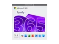 Microsoft 365 Family, 12 Monate für 1-6 Nutzer (je 5 Geräte), 6 TB Cloudspeicher, Download Code - [Multiplattform]