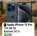 📱 Apple iPhone 15 Pro 128 GB 5G Smartphone Handy Telefon MTV03ZD/A %90 ✅ OVP