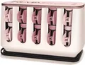 Remington PROluxe H9100 Lockenwickler Set | 20 Stück | OPTIheat Technologie | 90 Sek. Aufheizzeit | creme/rosa