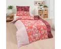 TRAUMSCHLAF Bettwäsche Florence, Flanell, 2 teilig, flauschig weiches, florales Design