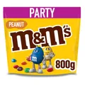 M&MS Peanut Erdnüsse Milchschokolade Schokolinsen Nüsse Süßwaren Beutel 800g
