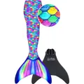 Fin Fun Mermaidens Kinder (S/M) (RTLM-MF-RBW-YSM)
