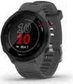 Garmin Forerunner 55 - Sportuhr mit Band - Silikon - Anzeige 2,63 cm (1,04") - Bluetooth, ANT+ - 37 g - Monterra Gray (010-02562-13)