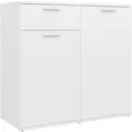 vidaXL Sideboard Weiß 80x36x75 cm Holzwerkstoff 805770