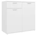 vidaXL Sideboard NA Sideboard Weiß 80x36x75 cm Spanplatte
