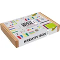 folia Kreativ Box Bastelkiste Materialmix Basteln Dekorieren über 1300 Teile