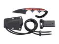 CRKT Minimalist Wharncliffe Urban Sunset Full Tang Neck Knife 42a D2 G10  2385G