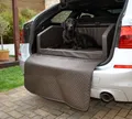 Hundebett Kofferraum Bett Braun M (100x70x38cm) Travel Autohundebett Schutzdecke Kunst Leder Autositz