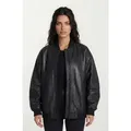 trueprodigy Bomberjacke Selina Oversize Bomberjacke Pilotenjacke Fliegerjacke schwarz M