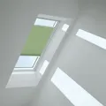 VELUX Plissee Moosgrün 1280, MK04, Elektro,GGU,VELUX,weiße Schiene
