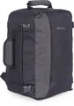 blnbag M5 - Rucksack kleines Handgepäck Ryanair, Wizzair, Eurowings, Bordrucksack 40x20x25 cm Reisetasche Flugzeug Rucksacktasche Cabin Bag max 20 L,Darkgrey / Grey