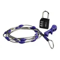 pacsafe Gepäckschloss Wrapsafe Adjustable Cable Lock schwarz 2,5 m
