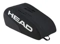 Head Tennis-Racketbag Base Racquet Bag L (Schlägertasche, 3 Hauptfächer) 2025 schwarz 9er