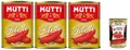 3x Mutti Filetti - Tomaten, 100% Italien 400g Dose+Italian Gourmet Polpa 400g