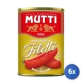 6X Multipack Mutti Cherrytomaten In Filetti 400G Dose