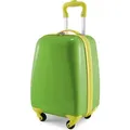 HAUPTSTADTKOFFER For Kids - Kindergepäck, Kinderkoffer, Trolley für Kinder, Handgepäck 24 Liter, Kindertrolley Mädchen Jungs, X-Mas Kindergesch... - Grün