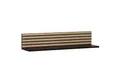 Schildmeyer Ekko Regalablage 158302 Schwarzmatt/Akustikpaneel Optik, 80 x 17,3 x 15,7 cm