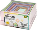 Geschenkboxen, eckig, Pastellfarben, 12er-Set, #2160.5007