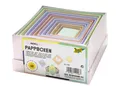 12 folia Pappboxen PASTELL, eckig, 12 Stück sortiert