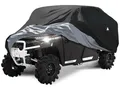 Walser Abdeckplane Quad All Weather Basic, Quad Abdeckplane wasserdicht, Quad Garage, Quad Zubehör, UV-beständige Quad Abdeckplane auch für E Quad, Quad Plane, wetterfeste Abdeckung Plane schwarz L