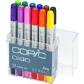 COPIC Layoutmarker Ciao Basis-Set, farbig sortiert, 12 Stück