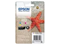 EPSON XP3100 XP4100 Multipack Seestern, 603, 3-farbig, Tintenpatrone Cyan, Magenta, Gelb (C13T03U54010)