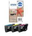 Epson 603 Starfish Genuine Multipack, 3-Colours Ink Cartridges