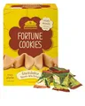 Kaiserpalast Glückskekse, knuspriges Süßgebäck, einzeln verpackt in roter Folie, mit deutschem und englischem Spruch, vegan, halal, 12 Stück à 6 g (1 x 72 g)