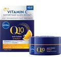 NIVEA Q10 Anti-Falten ENERGY Vitamin C Nachtpflege, Nachtcreme, Fahle Haut, Gesicht, Anti-Falten, Kräftigend, Feuchtigkeitsspendend, 50 ml, Behälter