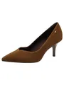 Tamaris Damen Pumps mit Stilettoabsatz Leder, braun, 39 EU