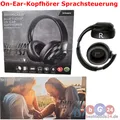 Silvercrest Bluetooth On Ear Kopfhörer RYTHM BLAST Sprachsteuerung Headset Mikro