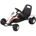 Homcom Kinder, Weiß, Metall, 66x57x104 cm, Outdoor Spielzeug, Kinderfahrzeuge