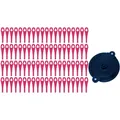 Kunststoffmesser Set (80er Pack) mit Schneidscheibe, für Parkside Akku Rasentrimmer PRTA 20 Li A1 - IAN 311046