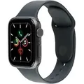 Apple Watch SE 40 mm Aluminiumgehäuse space grau am Sportarmband schwarz [Wi-Fi]