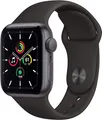 Apple Watch SE [GPS, inkl. Sportarmband schwarz] 40mm Aluminiumgehäuse spacegrau