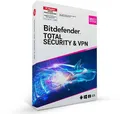 Bitdefender Total Security + PREMIUM VPN 2025 10Geräte 1Jahr Digitaler Download