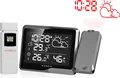Funk DCF Wetterstation mit Wand-Projektion