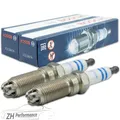 2x BOSCH HLR8STEX Zündkerze 0 242 229 661 entstört Opel Astra Zafira Fiat Croma