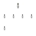 6 x Zündkerze BOSCH für FIAT, OPEL ASTRA G, CROMA, SPEEDSTER, VECTRA