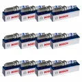 12x BOSCH Zündkerze für Opel Zafira A F75_ 2.2 16V Astra G Cabriolet F67 F07_