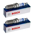 2x BOSCH Zündkerze für Opel Zafira A F75_ 2.2 16V Astra G Cabriolet F67 F07_