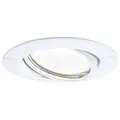 LED Einbauleuchte Base Coin Basisset schwenkbar rund 90mm 20° Coin 3x5W 3x370lm 230V 3000K Weiß